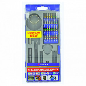 Trusa biti si accesorii pentru intretinere si reparatie Smartphone si tablete - 32 piese - TIVOLY