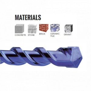 Burghiu SDS plus pentru granit (3-12 mm) -184 - Img 2