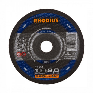 Discuri abrazive, debitare otel - FT33 - RHODIUS