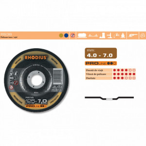 Discuri abrazive polizare inox/otel (115-230 mm) - RS38 - Img 3