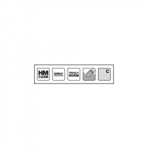 Freza din carbura de tungsten forma C - cilindrica cap rotunjit, tais simplu tip C - Img 2