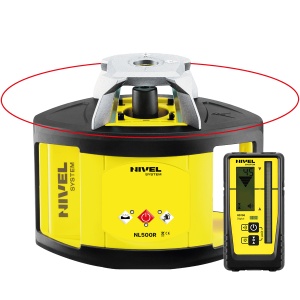 Nivela laser cu afisarea digitala a diferentelor NL500R DIGITAL + trepied + stadie - Img 2