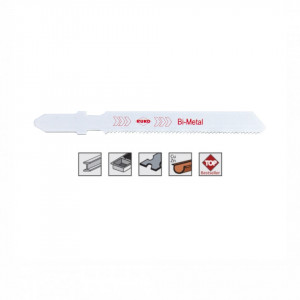 Set 5 panze pentru fierastrau pendular, dantura ondulata, HSS-Bimetal - 8033