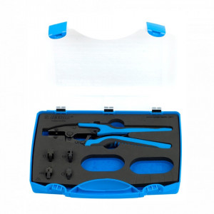 Set de clesti cu parghie pentru sertizare cu falci de rezerva - 428/4AGPB - Unior