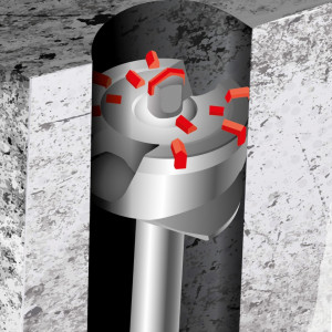 Burghiu SDS max de strapungere pentru beton (45-80 mm) - 165 - Img 2