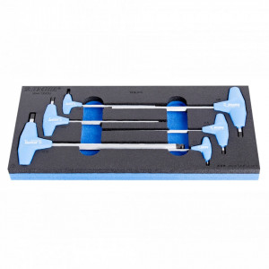 Set de surubelnite hexagonale cu maner in T in modul SOS - 964/13SOS - UNIOR