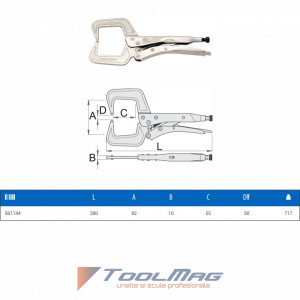 Clesti menghina pentru sudura - 432/3C - Unior desen