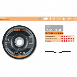 Discuri abrazive polizare aluminiu (115 - 230 mm) - RS24 - Img 3