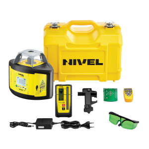 Nivela laser rotativa NL540G Digital + trepied SJJ1 + stadie LS24 - Img 3
