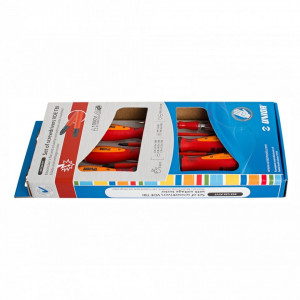   Set de surubelnite izolate la 1000 V, VDE TBI cu tester de tensiune - 603CS6ATVT - Unior 