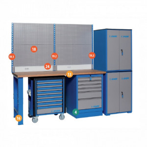Banc de lucru modular - Modul 2 - 990MB2 - Unior detalii