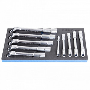Set de capete cu chei inelare dublu cotite in modul SOS - 964/18ASOS - UNIOR