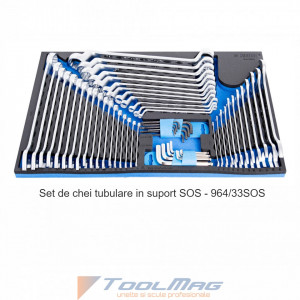 Set de scule de 238 piese in module SOS in carucior de scule - 1011DEV6 - Img 2