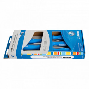 Set surubelnite late, maner polipropilena, nichelate - 606B5NI - Unior  
