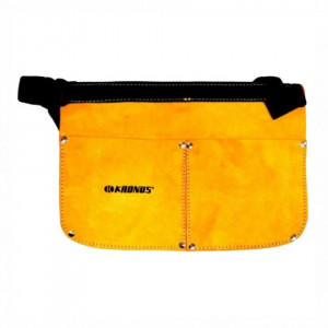 Suport din piele cu doua buzunare pentru dulgher - 900462