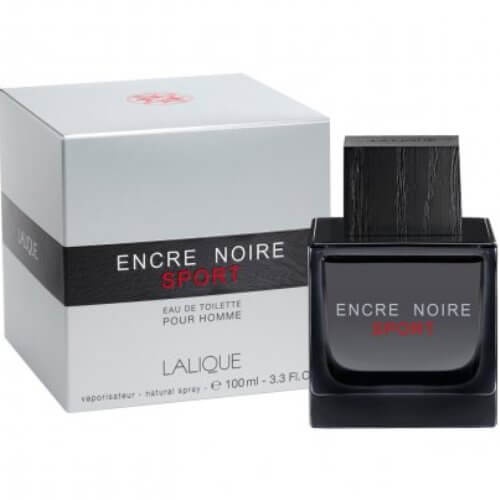【新品未開封】LALIQUE ENCRE NOIRE SPORT 100ml Lalique Encre Noire Sport EDT 100ml за Мъже | Венера Козметикс