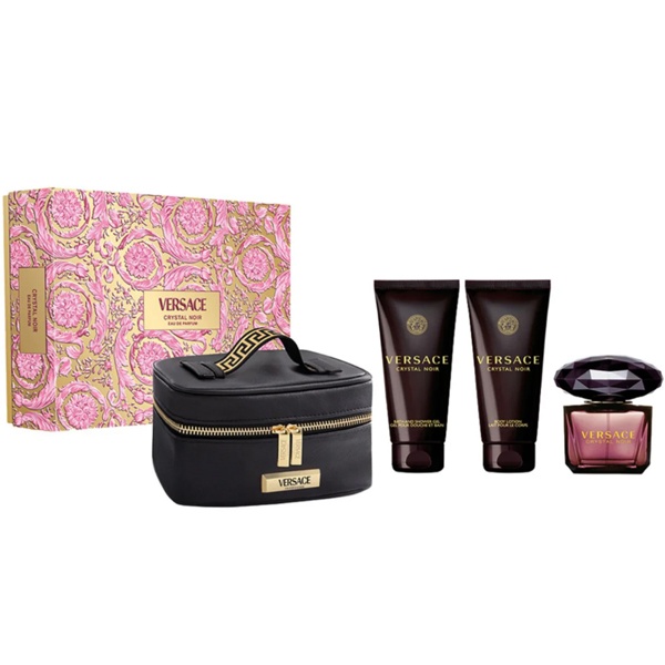 Versace Crystal Noir Комплект (EDP 90ml + BL 100ml + SG 100ml +