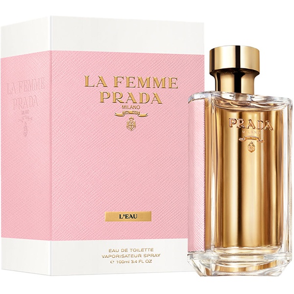 PRADA LA FEMME 100ml香水。 Prada La Femme L'Eau EDT 100ml за Жени | Венера Козметикс