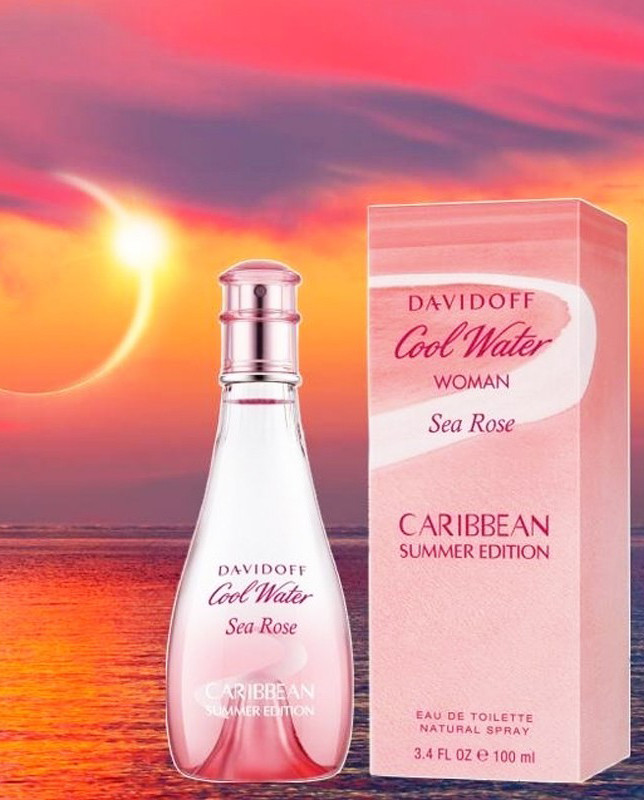 Bottle Davidoff Woman Sea Rose Summer Seas Davidoff Cool