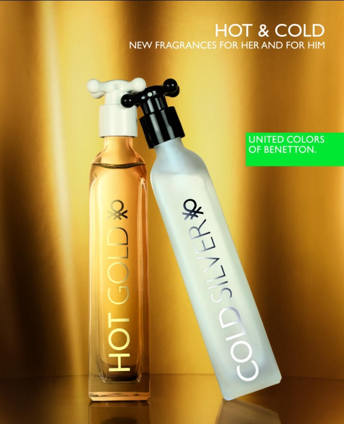 Benetton Cold Edt 100ml Benetton Hot And Cold Gift Set Hot EDT