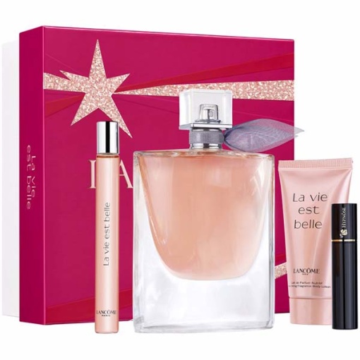 Lancome La Vie Est Belle Комплект (EDP 100ml + EDP 10ml + BL 50ml) за Жени - Img 1