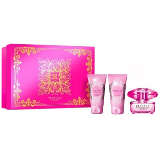 Versace Bright Crystal Absolu Комплект (EDP 50ml + BL 50ml + SG 50ml) за Жени - Img 1