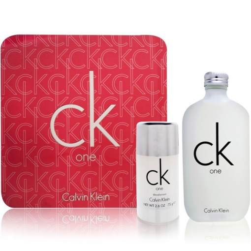 Calvin Klein CK One Комплект (EDT 100ml + DeoStick 75ml) за Мъже и Жени - Img 1