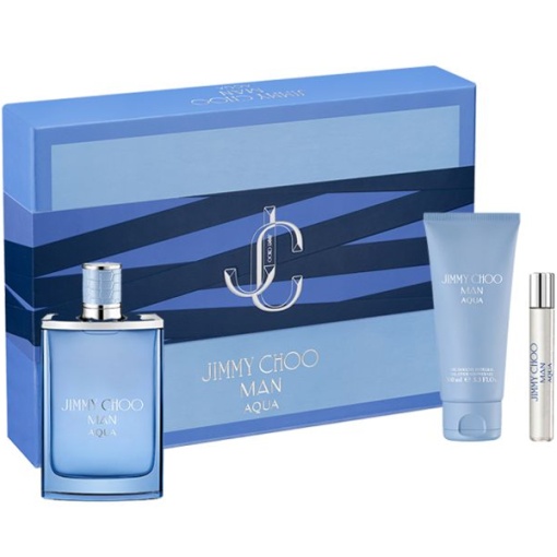 Jimmy Choo Man Aqua Комплект (EDT 100ml + AS Balm 100ml + EDT 7.5ml) за Мъже