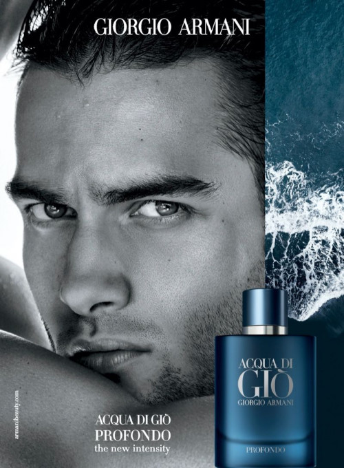 Armani Acqua Di Gio Profondo Комплект (EDP 75ml + EDP 15ml + SG 75ml) за Мъже - Img 2