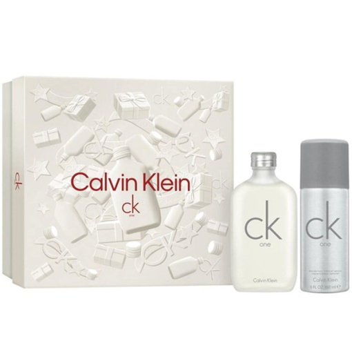 Calvin Klein CK One Комплект (EDT 100ml + Deo Spray 150ml) за Мъже и Жени - Img 1