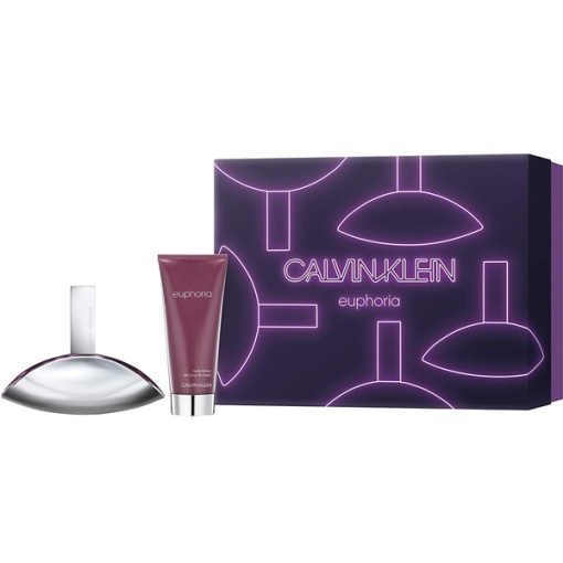 Calvin Klein Euphoria Комплект (EDP 100ml + Body Lotion 100ml) за Жени - Img 1