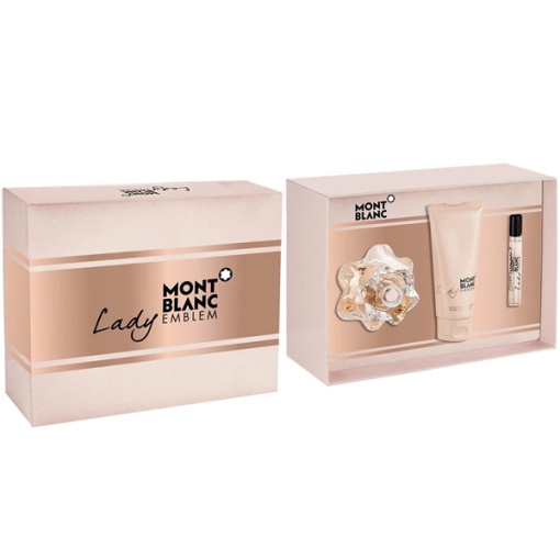 Montblanc Lady Emblem Комплект (EDP 75ml + EDP 7.5ml + BL 100ml) за Жени - Img 1