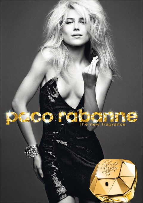 Paco Rabanne Lady Million Комплект (EDP 50ml + EDP 5ml + BL 100ml) за Жени - Img 1