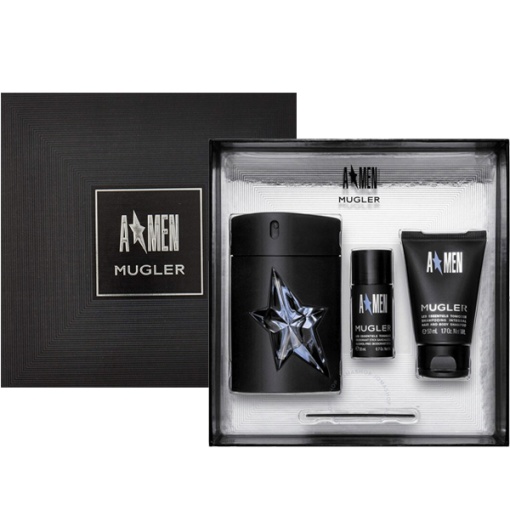 Thierry Mugler A*Men Комплект (EDT 100ml + Deo Stick 20ml + SG 50ml) за Мъже - Img 1
