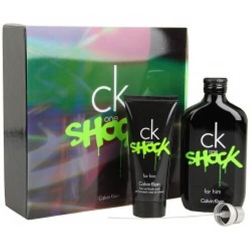 Calvin Klein CK One Shock Комплект (EDT 50ml + Shower Gel 100ml) за Мъже - Img 1