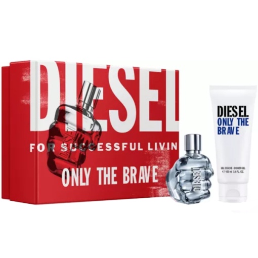 Diesel Only The Brave Комплект (EDT 50ml + SG 100ml) за Мъже - Img 1