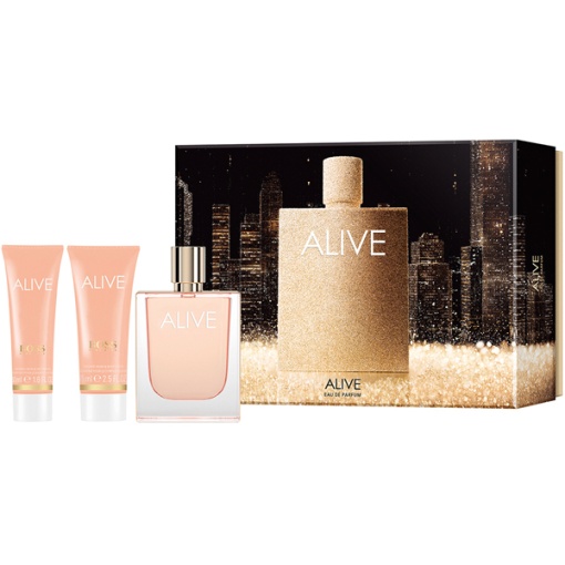 Hugo Boss Boss Alive Комплект (EDP 80ml + BL 75ml + SG 50ml) за Жени - Img 1