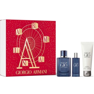 Armani Acqua Di Gio Profondo Комплект (EDP 40ml + EDP 15ml + SG 75ml) за Мъже