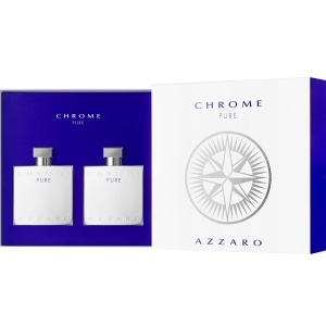 Azzaro Chrome Pure Комплект (EDT 100ml + AS Lotion 100ml) за Мъже