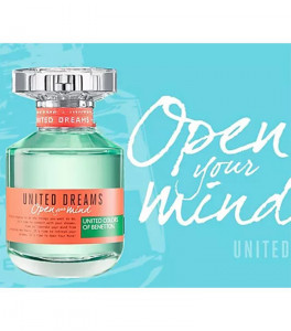 Benetton United Dreams Open Your Mind EDT 80ml за Жени БЕЗ ОПАКОВКА - Img 3