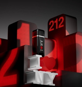 Carolina Herrera 212 VIP Black I Love NY EDP 100ml за Мъже - Img 2