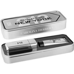 Carolina Herrera 212 VIP Men Комплект (EDT 50ml + Shower Gel 75ml) за Мъже