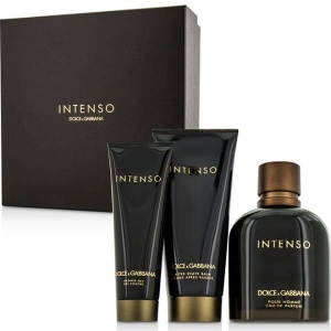 Dolce&Gabbana Pour Homme Intenso Комплект (EDP 125ml + AS Balm 100ml +SG 50ml) за Мъже
