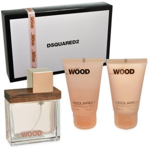 Dsquared2 She Wood Комплект (EDP 30ml + BL 30ml + SG 30ml) за Жени