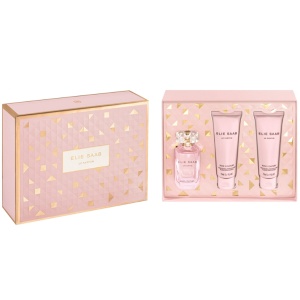 Elie Saab Le Parfum Rose Couture Комплект (EDT 50ml + BL 75ml + BL 75ml) за Жени - Img 1