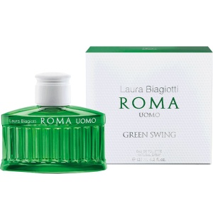 Laura Biagiotti Roma Uomo Green Swing EDT 125ml за Мъже БЕЗ ОПАКОВКА - Img 3