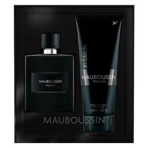 Mauboussin Pour Lui in Black Комплект (EDP 100ml + SG 200ml) за Мъже