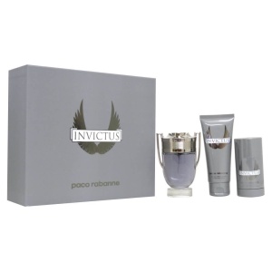 Paco Rabanne Invictus Комплект (EDT 100ml + AS Balm 100ml + Deo Stick 75ml) за Мъже