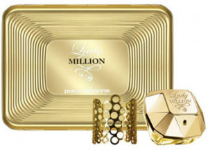 Paco Rabanne Lady Million Комплект (EDP 50ml + Гривна) за Жени - Img 1