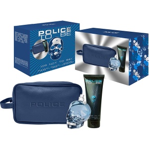 Police To Be Комплект (EDT 125ml + All Over Shampoo 75ml + Bag) за Мъже